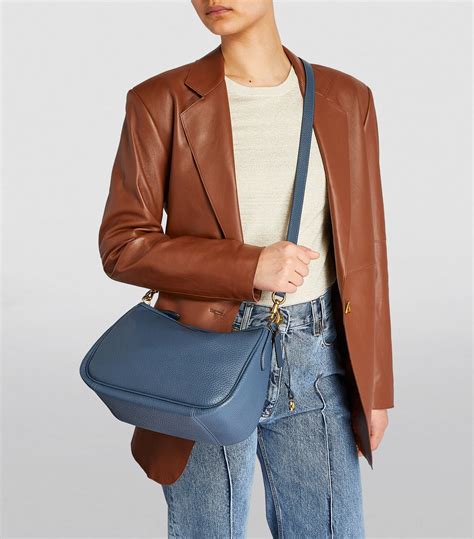 Cary Medium Leather Shoulder Bag 